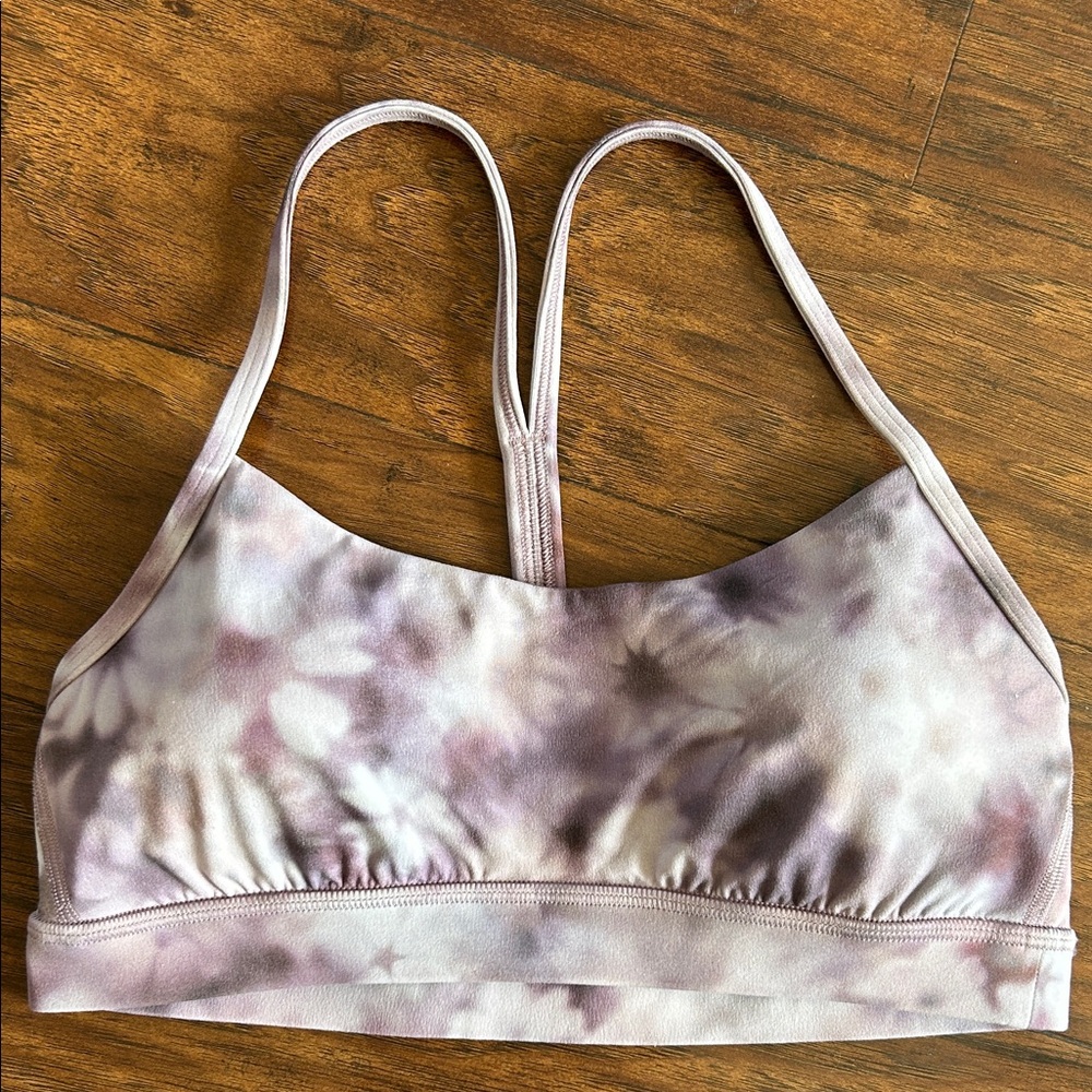 lululemon athletica Lavender Tie-Dye Sports Bra